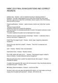 NMNC 2310 FINAL EXAM QUESTIONS AND CORRECT ANSWERS