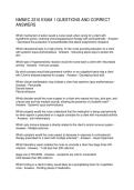NMNEC 2310 EXAM 1 QUESTIONS AND CORRECT ANSWERS