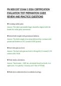 PN HESI EXIT EXAM 3 2026 CERTIFICATION&NewLine;EVALUATION TEST PREPARATION GUIDE&NewLine;REVIEW AND PRACTICE QUESTIONS&NewLine;