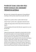 PN HESI EXIT EXAM 3 2026 HIGH-YIELD&NewLine;REVIEW MODULES AND ASSESSMENT&NewLine;PREPARATION MATERIALS