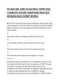 PN HESI MED SURG EXAM FINAL PAPER 2026&NewLine;COMPLETE SOLVED QUESTIONS PRACTICE&NewLine;REVISION PACK EXPERT REVIEW