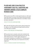 PN HESI MED SURG EXAM PRACTICE&NewLine;ASSESSMENT 2026 FULL QUESTIONS AND&NewLine;ANSWERS GRADED A PLUS COMPLETE&NewLine;REVISION GUIDE&NewLine;