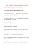 Chem 1 Lab Exam &num;1 Questions with correct answers