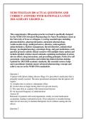 NURS 5334 EXAM 200 ACTUAL QUESTIONS AND &NewLine;CORRECT ANSWERS WITH RATIONALE LATEST &NewLine;2026 ALREADY GRADED A&plus;