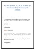 MVU NURS 629 Exam 1 &ndash; 2026&sol;2027 Academic Year&NewLine;Comprehensive Practice Examination with&NewLine;Rationales