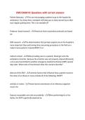 EMS EXAM &num;1 Questions with correct answers