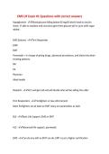 EMS UF Exam &num;1 Questions with correct answers