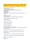 CHSE Exam Question and Answer &lbrack;2026&sol;2027&rsqb;&NewLine;&vert; UPDATED ACTUAL Exam &vert; Complete Exam Prep