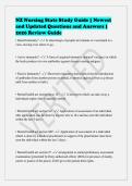 NZ Nursing State Study Guide &vert; Newest&NewLine;and Updated Questions and Answers &vert;&NewLine;2026 Review Guide