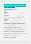 NZ Nursing State Study Guide &vert; Expert&NewLine;Verified Questions and Answers &vert; Most&NewLine;Recent 2026 Update&NewLine;