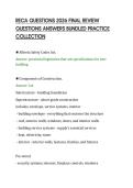 RECA QUESTIONS 2026 FINAL REVIEW&NewLine;QUESTIONS ANSWERS BUNDLED PRACTICE&NewLine;COLLECTION&NewLine;
