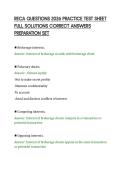 RECA QUESTIONS 2026 PRACTICE TEST SHEET&NewLine;FULL SOLUTIONS CORRECT ANSWERS&NewLine;PREPARATION SET&NewLine;