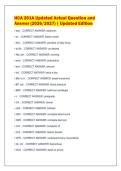 HCA 201A Updated Actual Question and&NewLine;Answer &lpar;2026&sol;2027&rpar; &vert; Updated Edition