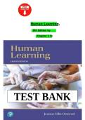 Test Bank for Human Learning&comma; 8th Edition by Jeanne Ormrod