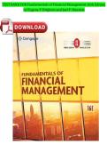 Test Bank for Fundamentals of Financial Management&comma; 16th Edition by Eugene F&period; Brigham & Joel F&period; Houston