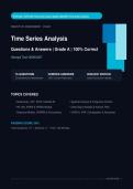 ISYE 6402 Time Series Analysis Final Exam Actual 2026&sol;2027 &ndash; 100&percnt; Verified &vert; Detailed Rationales &ndash; Pass Guaranteed &ndash; A&plus; Graded 