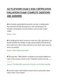ACI FLATWORK EXAM 2 2026 CERTIFICATION&NewLine;EVALUATION EXAMS COMPLETE QUESTIONS&NewLine;AND ANSWERS