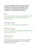 ACI FLATWORK EXAM 2 2026 EXAM&NewLine;REVIEW SOLVED QUESTIONS AND&NewLine;CORRECT ANSWERS GRADED A&plus;