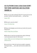 ACI FLATWORK EXAM 2 2026 EXAM SCRIPT&NewLine;TEST PAPER QUESTIONS AND SOLUTIONS&NewLine;GRADED A&plus;
