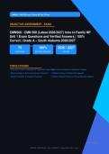CMN 568 Intro to Family NP Unit 1 Exam Actual 2026&sol;2027 &ndash; 100&percnt; Verified &vert; Detailed Rationales &ndash; Pass Guaranteed &ndash; A&plus; Graded