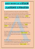 AHIP MODULE 2 EXAM &NewLine;&vert; LATEST UPDATES &NewLine;