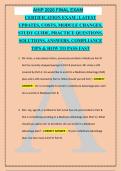 AHIP 2026 FINAL EXAM &NewLine;CERTIFICATION EXAM &vert; LATEST &NewLine;UPDATES&comma; COSTS&comma; MODULE CHANGES&comma; &NewLine;STUDY GUIDE&comma; PRACTICE QUESTIONS&comma; &NewLine;SOLUTIONS&comma; ANSWERS&comma; COMPLIANCE &NewLine;TIPS & HOW TO PASS FAST &NewLine;