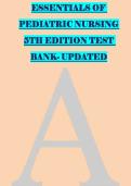 ESSENTIALS OF &NewLine;PEDIATRIC NURSING &NewLine;5TH EDITION TEST &NewLine;BANK- UPDATED &NewLine;Chapter 1- Perspectives on Maternal&comma; Newborn&comma; and Women&rsquo;s &NewLine;Health Care &NewLine;1&period; The United States ranks 50th in the world for maternal mortality and &NewLine;41st among industrialized nations fo