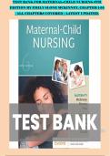 TEST BANK FOR MATERNAL-CHILD NURSING 6TH &NewLine;EDITION BY EMILY SLONE MCKINNEY&comma; CHAPTER 1-55 &NewLine;&vert; ALL CHAPTERS COVERED &vert; LATEST UPDATED&period; 