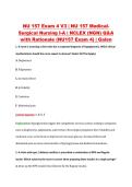 NU 157 Exam 4 V1&ndash;V3 &vert; NU 157 Medical Surgical Nursing I-A &vert; Galen College of Nursing &vert; NCLEX &lpar;NGN&rpar; Q&A with Rationale &lpar;NU157 Exam 4&rpar;