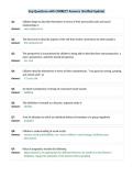 Sop Questions with CORRECT Answers &lpar;Verified Update&rpar;