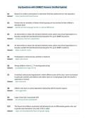 Sop Questions with CORRECT Answers &lpar;Verified Update&rpar;