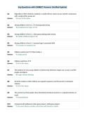 Sop Questions with CORRECT Answers &lpar;Verified Update&rpar;