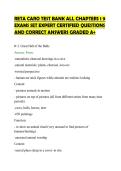 RETA CARO TEST BANK ALL CHAPTERS 1 9&NewLine;EXAMS SET EXPERT CERTIFIED QUESTIONS&NewLine;AND CORRECT ANSWERS GRADED A&plus;&NewLine;