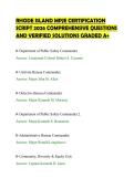 RHODE ISLAND MPJE CERTIFICATION&NewLine;SCRIPT 2026 COMPREHENSIVE QUESTIONS&NewLine;AND VERIFIED SOLUTIONS GRADED A