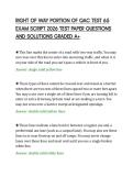 RIGHT OF WAY PORTION OF QAC TEST 65&NewLine;EXAM SCRIPT 2026 TEST PAPER QUESTIONS&NewLine;AND SOLUTIONS GRADED A&plus;