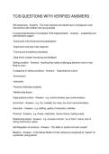 TCIS QUESTIONS WITH VERIFIED ANSWERS