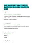 RMIN 4000 BROWN EXAM 2 PRACTICE&NewLine;QUESTIONS AND ANSWERS FULL REVIEW&NewLine;SHEET&NewLine;