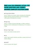 RMIN 4000 UGA EDMUNDS ACTUAL TEST&NewLine;PAPER QUESTIONS AND CORRECT&NewLine;ANSWERS COMPLETE SOLUTION GUIDE