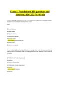Exam 1&colon; Foundations ATI questions and answers 20262027 A&plus; Grade