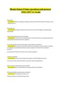 Illinois Notary Primer questions and answers 20262027 A&plus; Grade