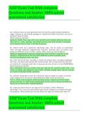 AHIP Exam Practice Questions with Verified Answers 2027&sol;2028