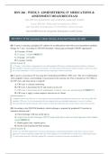BSN 266 - WEEK 3&colon; ADMINISTERING IV MEDICATIONS & ASSESSMENT MEASURES EXAM &vert; QUESTIONS AND ANSWERS &vert; 2026 UPDATE &vert; ALREADY PASSED&period;