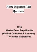 Home Inspection Test Questions PDF &vert; Practice Questions&comma; Test Bank & Home Inspector Certification Exam Prep