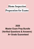 Home Inspection &ndash; Prep for Exams PDF &vert; Study Guide&comma; Practice Questions&comma; Test Bank & Home Inspector Licensing Prep