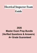 Electrical Inspector Exam Guide PDF &vert; Practice Questions&comma; Test Bank & NEC Certification Exam Prep