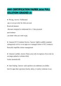 AWS CERTIFICATION PAPER 2026 FULL&NewLine;SOLUTION GRADED A&plus;