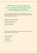 AMLS Post Test Exam &vert; Practice Questions & Verified Solutions Guide 2027&sol;2028