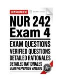 NUR 242 Exam 2&comma;3&comma;4 &vert; Medical-Surgical Nursing Concepts &lpar;2026&sol;2027&rpar; PDF &vert; Galen College
