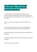 AWS CERTIFIED AI PRACTITIONER&NewLine;UPDATED SCRIPT 2026 PRACTICE&NewLine;SOLUTIONS GRADED A&plus;