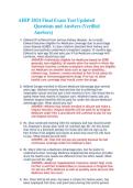 AHIP 2024 Final Exam &vert; Updated Questions & Verified Answers Study Guide